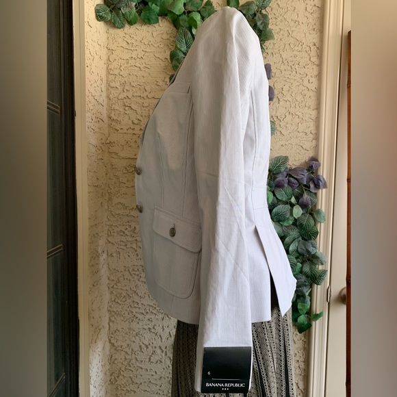 NWT BR Pinstripe Blazer - Picture 6 of 9